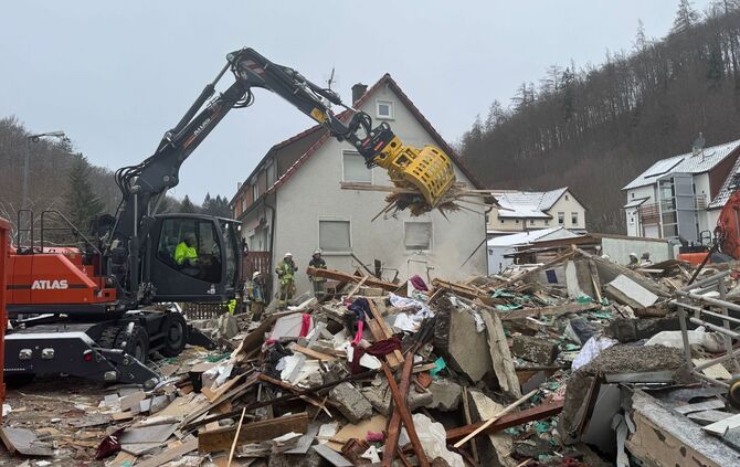 Explosion in Wohnhaus