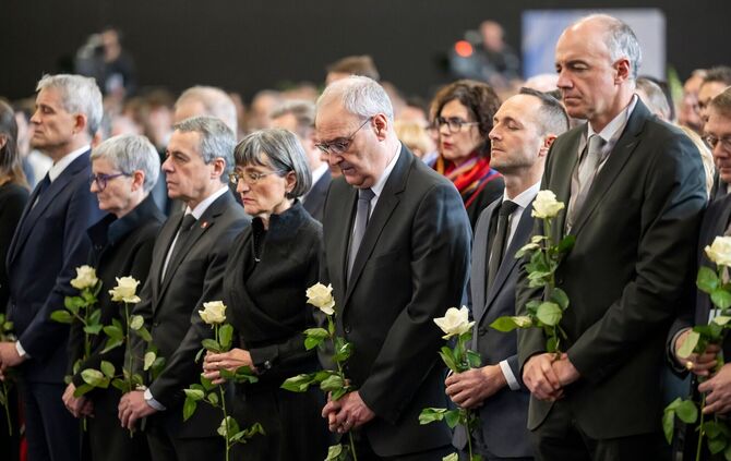 Trauerfeier nach dem tödlichen Brand in Crans-Montana
