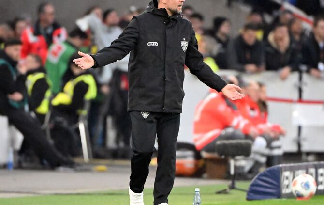 VfB-Trainer Sebastian Hoeneß