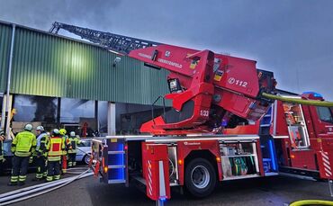 Großbrand Oberstenfeld Kreis Ludwigsburg