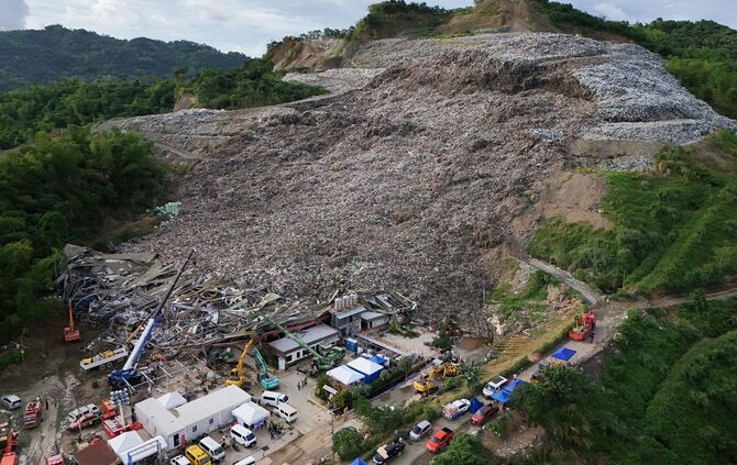 Einsturz einer Mülldeponie auf den Philippinen