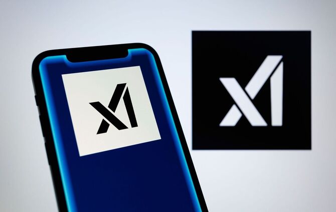 Logos von KI-Firma xAI