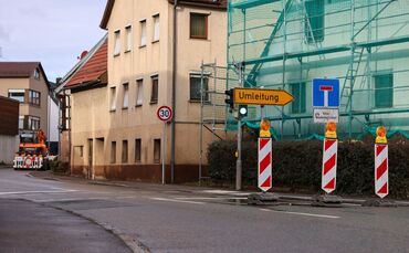 Die Stuttgarter Straße in Beutelsbach.