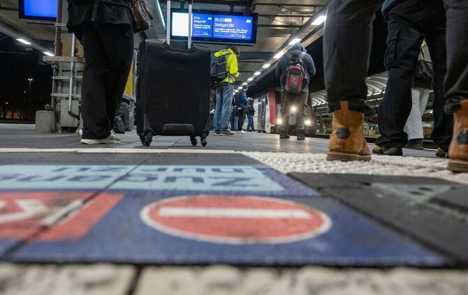 Bauarbeiten am Ulmer Hauptbahnhof