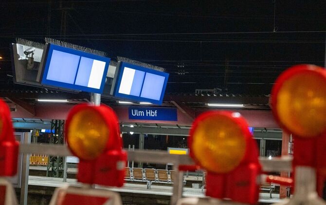 Bauarbeiten am Ulmer Hauptbahnhof