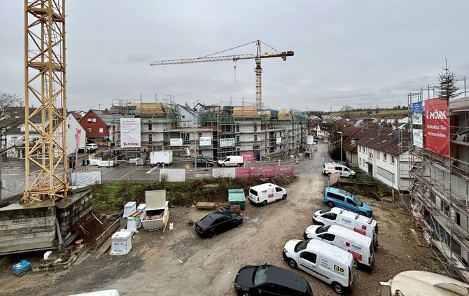 Am Samstag, 17. Januar wird der Baukran auf dem ehemaligen Balaton-Gelände in Neustadt abgebaut.