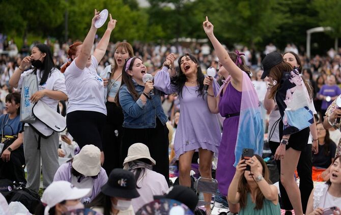 Fans der Boygroup BTS