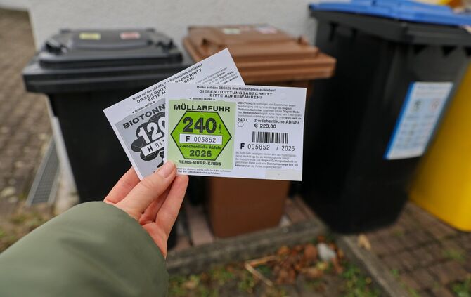 Wo kann man rund um Waiblingen Müllmarken kaufen?