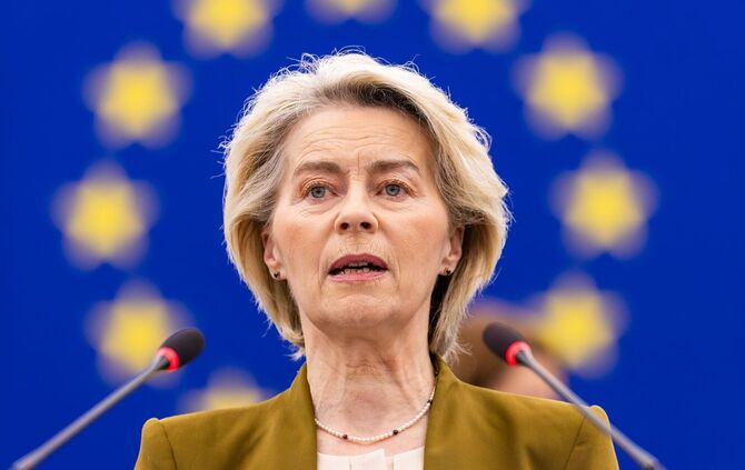 Vorherige Misstrauensanträge gegen Ursula von der Leyens EU-Kommission scheiterten deutlich. (Archivbild)