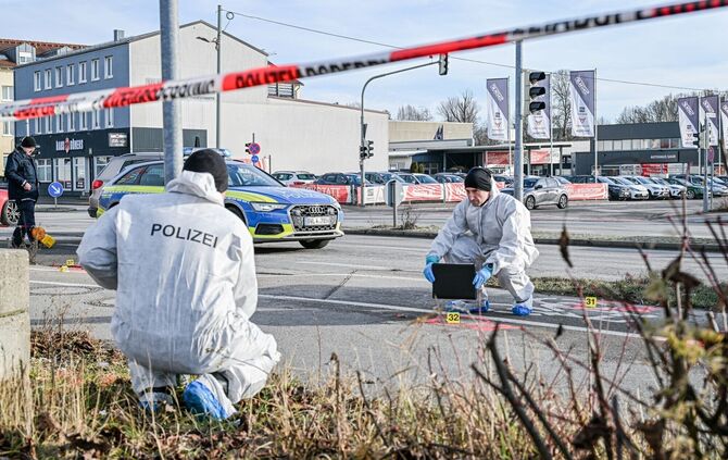 Der mutmaßliche Täter wurde auf der Flucht festgenommen und von der Polizei angeschossen.