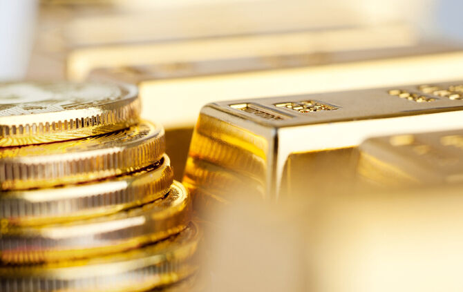 Weiterhin hoch im Kurs: Goldmützen und -barren (Symbolfoto).