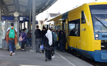 Den Bahnhof in Schorndorf erreichte ein Wiesel-Zug am Mittwochfrüh nicht mehr.
