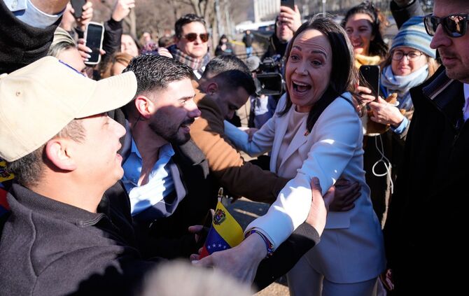 Friedensnobelpreisträgerin Machado im Weißen Haus