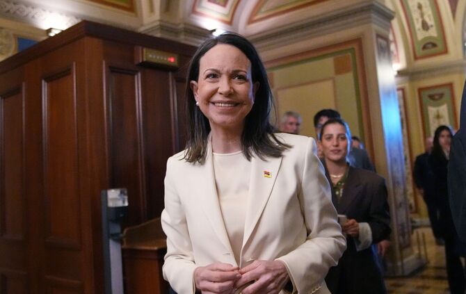 Friedensnobelpreisträgerin Machado im Weißen Haus