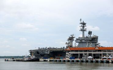 US-Flugzeugträger «Abraham Lincoln» in Malaysia