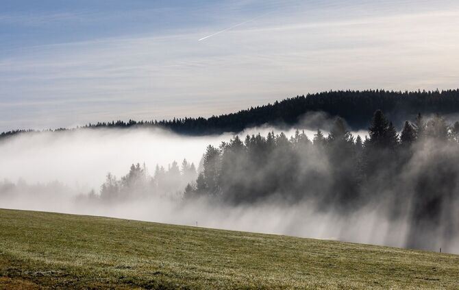 Während es im Tal eher trüb bleiben dürfte, zeigt sich in den Höhenlagen von Schwarzwald und Schwäbischer Alb laut DWD am Wochen