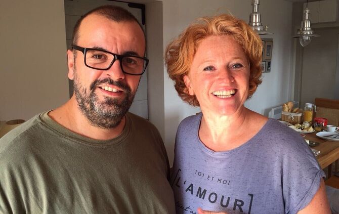 Helga Haag (55) und Igor Djurica (54) aus Welzheim leben in Montenegro - und stellen auf der CMT ihr Urlaubsangebot Mio Monte vo