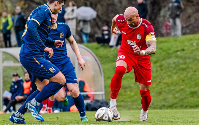 Matthias Morys – hier beim 4:0-Sieg gegen die Sportunion Neckarsulm – geht eine weitere Saison für die SG Schorndorf auf Torejag