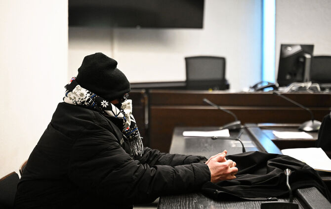 Der Polizist vor Gericht.