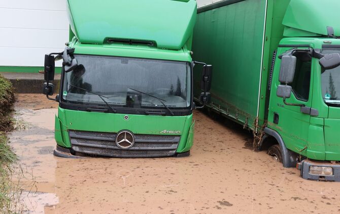 Das Hochwasser im Juni 2024 hat auch bei den Betrieben große Schäden verursacht. (Archivbild)