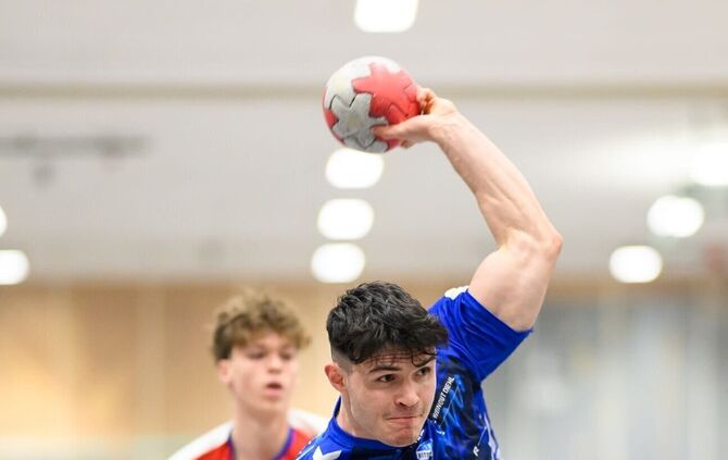 Luca Mauch (Archivfoto) war beim jüngsten 27:24 in Leutershausen nicht zu bremsen: Der Linkshänder des TV Bittenfeld II erzielte