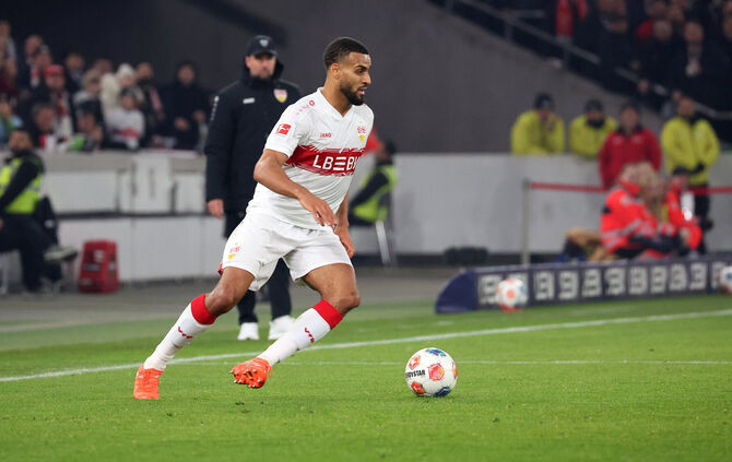 Josha Vagnoman steuerte beim 3:2-Sieg des VfB Stuttgart zwei Torvorlagen bei.