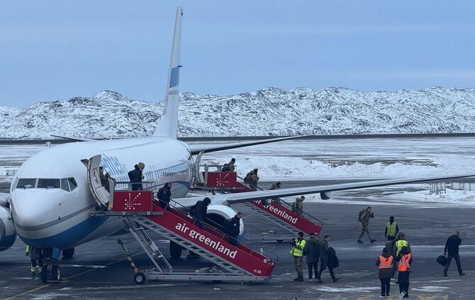 Bundeswehr-Team kommt abends auf Grönland an