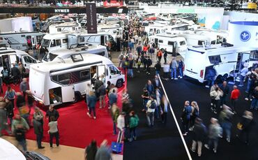 Beginn der Messe Caravan, Motor und Touristik (CMT)