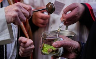 Tiersegnung in Madrid