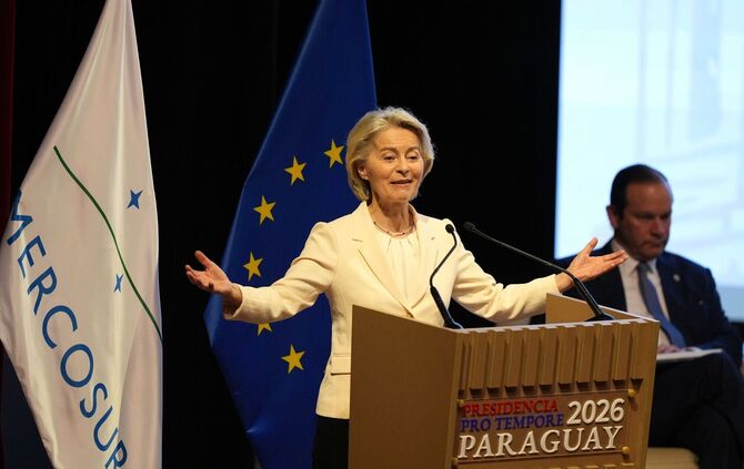 Vor der Unterzeichnung des Mercosur-Abkommens