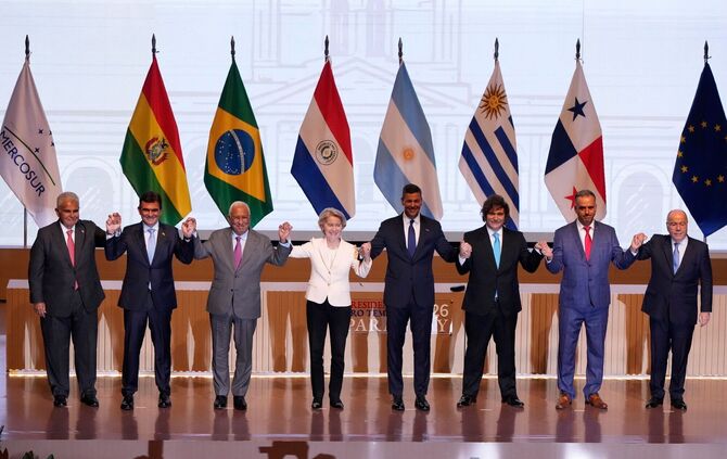 Unterzeichnung des Mercosur-Abkommens