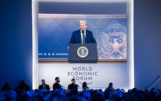 US-Präsident Trump beim Weltwirtschaftsforum in Davos