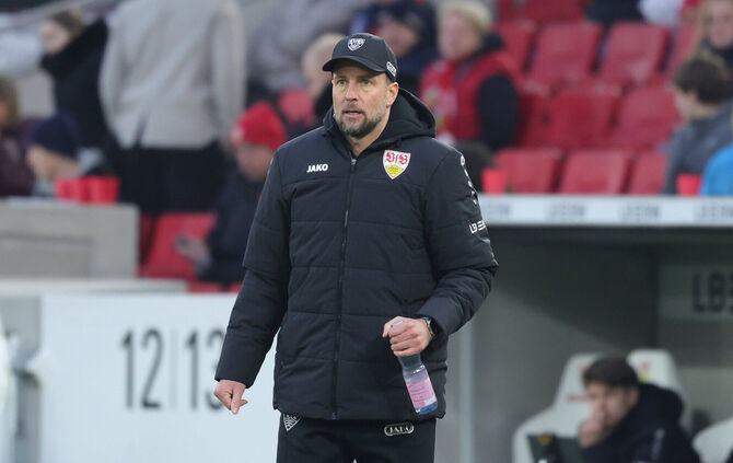 VfB-Trainer Sebastian Hoeneß wusste nach dem Spiel: Sein Team hätte gegen Union durchaus mit leeren Händen dastehen können.