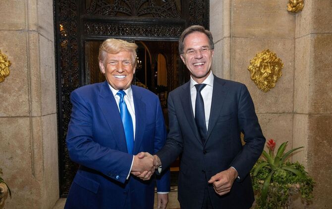 Rutte und Trump