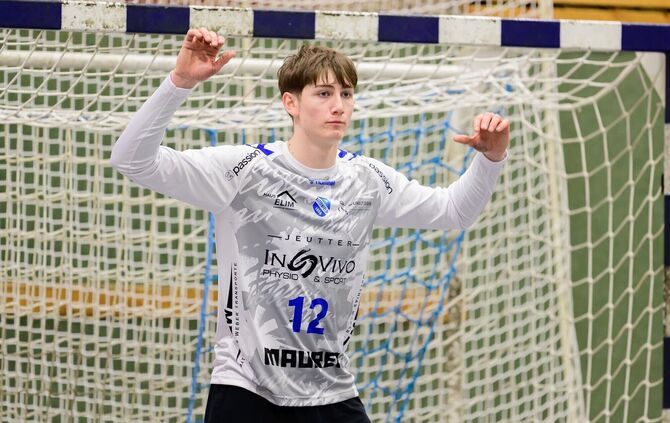 Benedikt Starkloff und die U19 des TVB zeigten gegen Pforzheim eine starke Leistung.