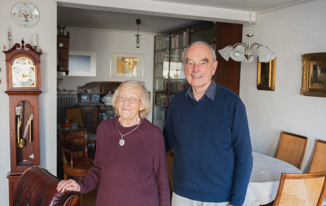 Margarethe und Frank Zimmermann, beide Mitte 80, sind mittlerweile nicht mehr im Weilermer Museum aktiv und haben fast alle Ehre