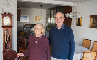 Margarethe und Frank Zimmermann, beide Mitte 80, sind mittlerweile nicht mehr im Weilermer Museum aktiv und haben fast alle Ehre