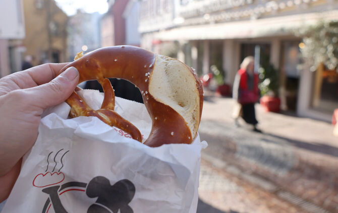 Nach wie vor beliebt: Die Brezel.