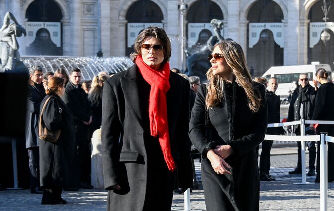 Trauerfeier für Modeschöpfer Valentino Garavani