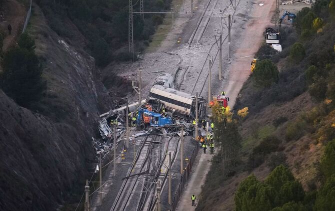 Zugunglück in Spanien