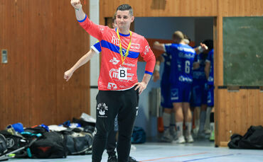 In seiner ersten vollen Saison als Cheftrainer des TSV Schmiden direkt Spitzenreiter: Richard Babjak.