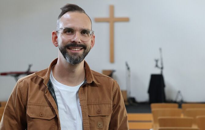 Sebastian Kapteina ist der neue Pastor der Matthäusgemeinde Schwaikheim.