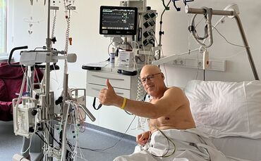 Zwischen Hoffen und Bangen: Elmar Schuhmacher, selbst lange als Arzt in Mutlangen tätig, erhält 2023 die Diagnose Blutkrebs. In 