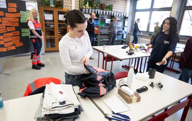 Schul-AG zum Thema Bevölkerungsschutz und Katastrophenvorsorge