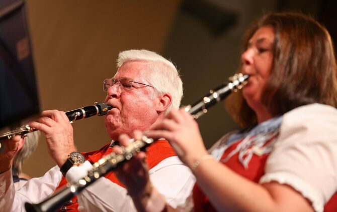 Immer voller Einsatz bei der Winterunterhaltung.