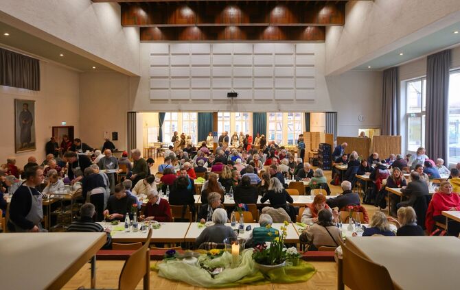 Die Vesperkirche in Schorndorf hat begonnen.