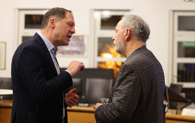 Hartmut Holzwarth und Hans-Martin Fischer.