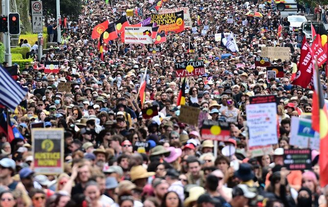 Umstrittener Nationalfeiertag «Australia Day»