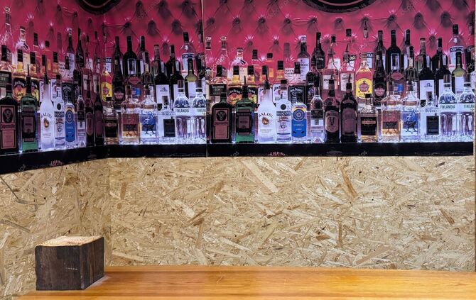 In dem Trainingszentrum wird auch eine Bar simuliert.