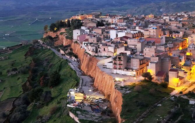 Erdrutsch in Sizilien